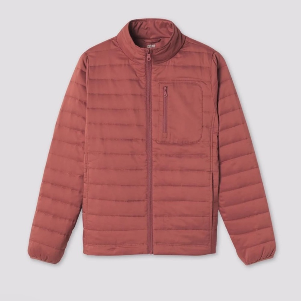 NWT girlfriend collective packable puffer jacket